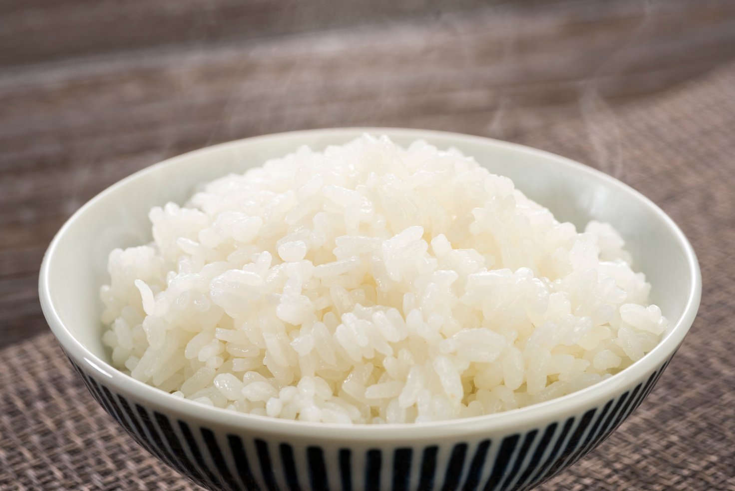 White rice in bowl